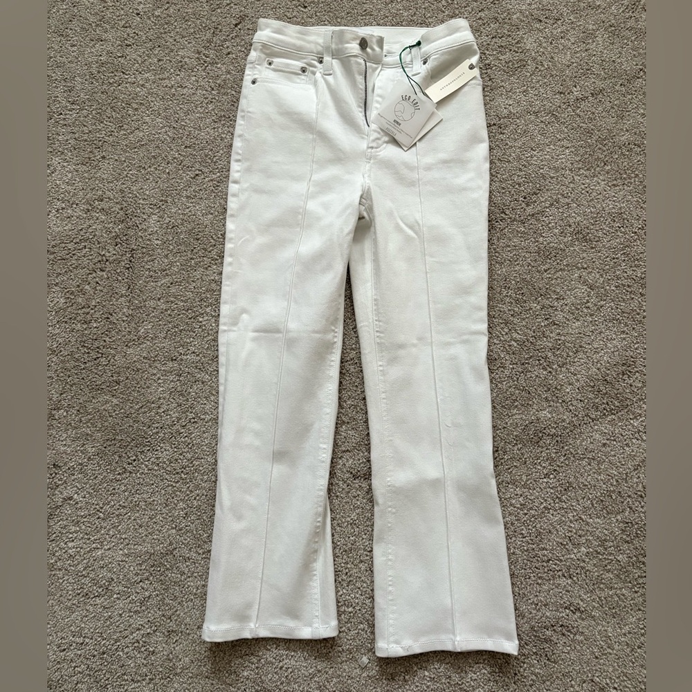 Pistola Women's White Straight Leg Jeans